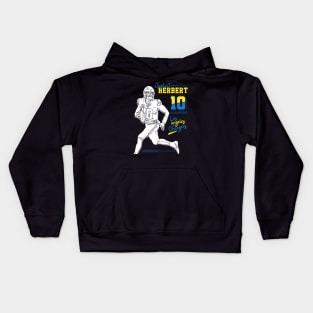 Justin herbert || los angeles chargers Kids Hoodie